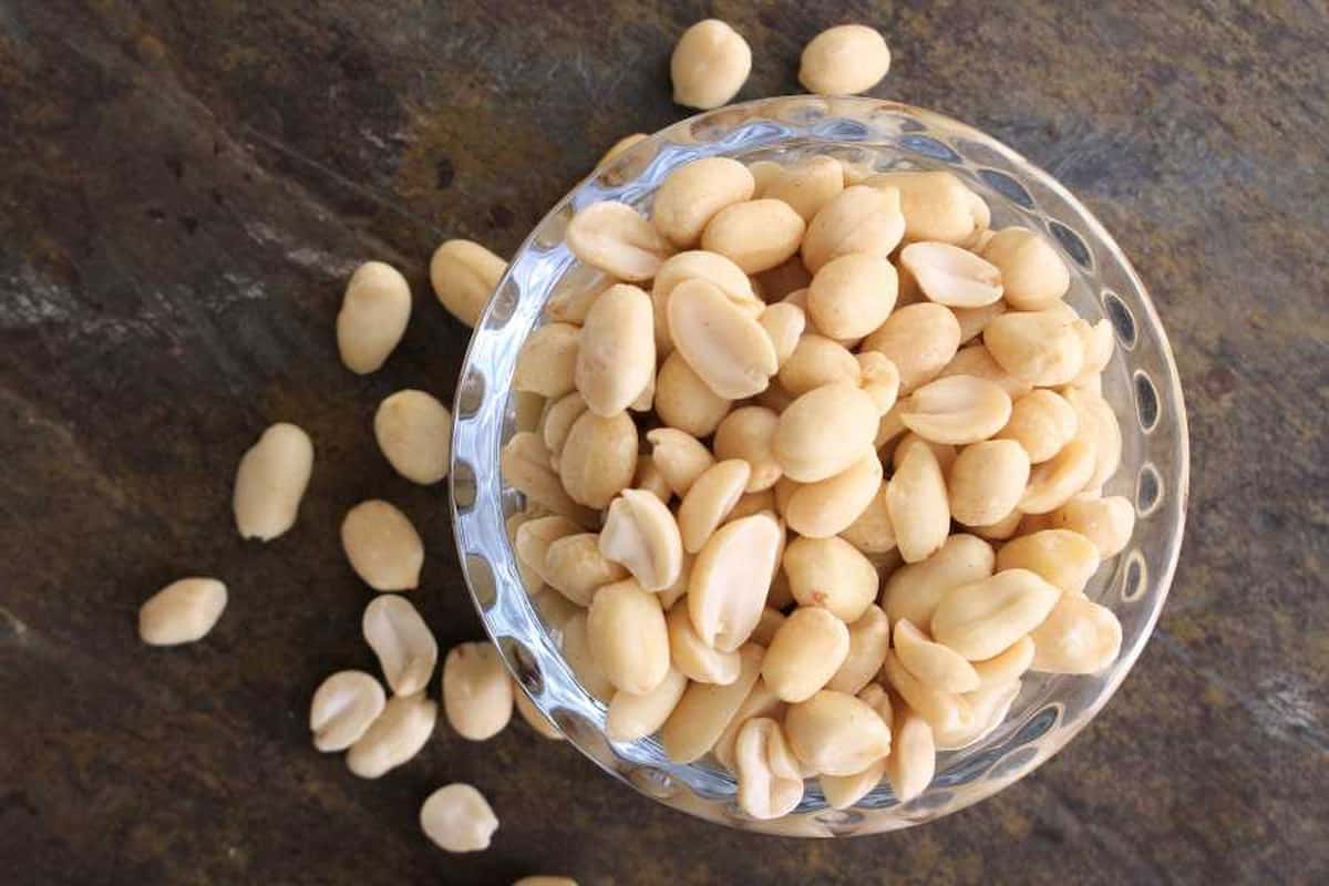  Blanched Peanut; Contains Polyunsaturated Fats Protein Vitamins E B6 Antioxidants High Calories 